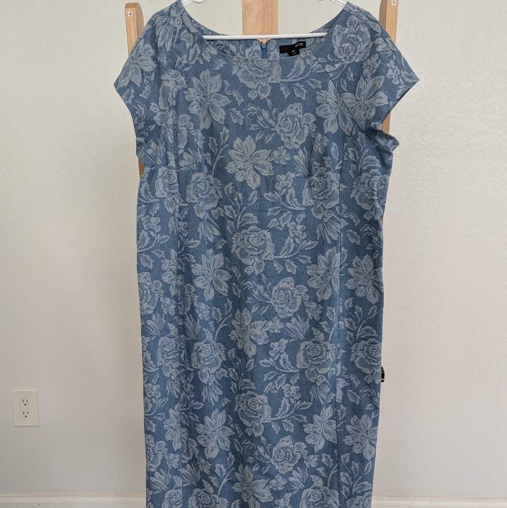 ICE Light Blue Floral Dress